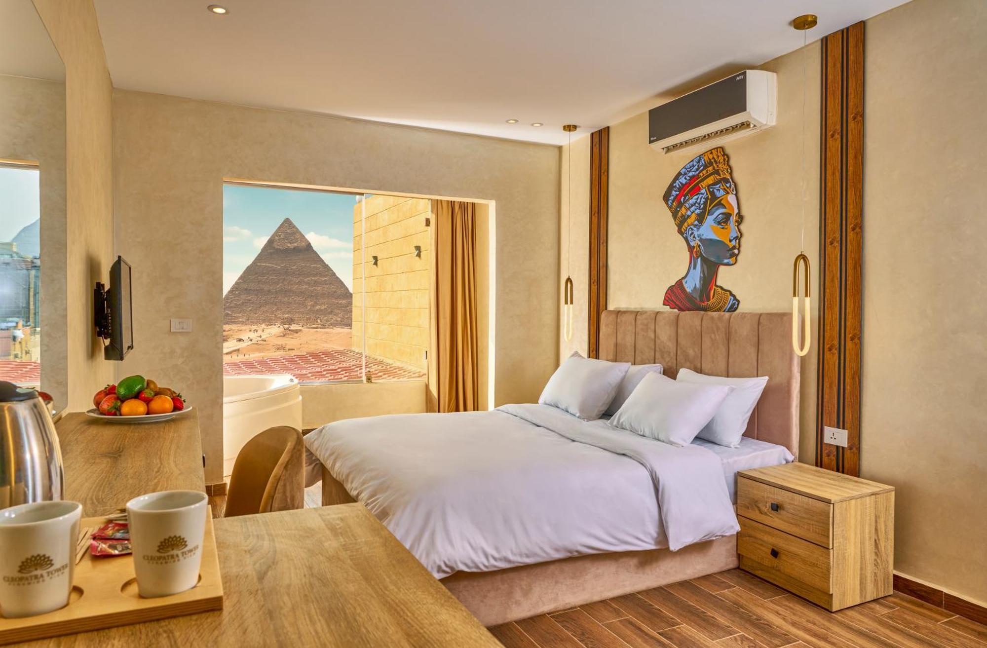Cleopatra Tower Pyramid View Kafret el-Gabal Exterior foto